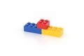 Business concept make of building blocks