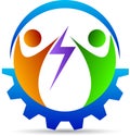 Business partnership logo Royalty Free Stock Photo