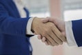 Business partnership meeting concept. image businessmans handshake. successful Royalty Free Stock Photo