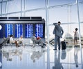 Business People Airport Terminal Travel Departure Concept