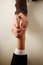 Business people arm wrestling Royalty Free Stock Photo