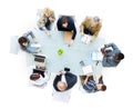 Business People Around The Conference Table Royalty Free Stock Photo