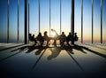 Business People Around The Conference Table Royalty Free Stock Photo