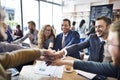 Business People Collaboration Teamwork Union Concept Royalty Free Stock Photo