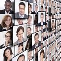 Business people collage Royalty Free Stock Photo