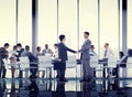 Business People Conference Meeting Handshake Global Concept Royalty Free Stock Photo