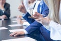 Business people in conference room Royalty Free Stock Photo