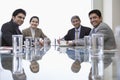 Business People At Conference Table Royalty Free Stock Photo