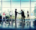 Business People Corporate Connection Greeting Handshake Concept Royalty Free Stock Photo