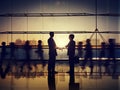 Business People Corporate Connection Greeting Handshake Concept Royalty Free Stock Photo