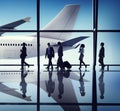 Business People Corporate Travel Airport Concept Royalty Free Stock Photo