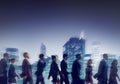 Business People Corporate Travel Walking City Concept Royalty Free Stock Photo