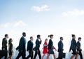 Business People Corporate Walking City Concept Royalty Free Stock Photo