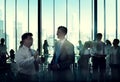 Business People Discussion Communication Cityscape Meeting Concept Royalty Free Stock Photo