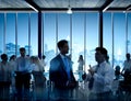 Business People Discussion Communication Cityscape Meeting Concept Royalty Free Stock Photo