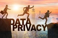 The business people escaping responsibility for data privacy Royalty Free Stock Photo