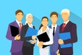 Business people group human resources flat vector