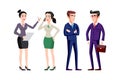 Business people group vector illustration Royalty Free Stock Photo