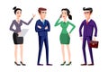 Business people group vector illustration Royalty Free Stock Photo