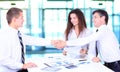 Business people handshake Royalty Free Stock Photo