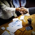 Business People Handshake Greeting Deal Concept Royalty Free Stock Photo