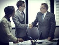 Business People Handshake Greeting Deal Concept Royalty Free Stock Photo