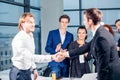 Business People Handshake Greeting Deal Concept Royalty Free Stock Photo