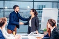 Business People Handshake Greeting Deal Concept Royalty Free Stock Photo