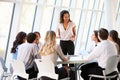 Business People Having Board Meeting In Modern Office Royalty Free Stock Photo