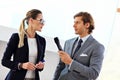 Business people having a conference Royalty Free Stock Photo