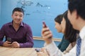 Business People Having Meeting in Board Room Royalty Free Stock Photo