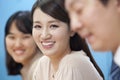 Business People Having Meeting in Board Room Royalty Free Stock Photo