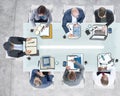 Business People Having a Meeting in the Office Royalty Free Stock Photo