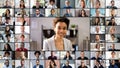 Business People Headshots Collage