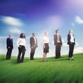 Business People Looking For the Future Aspiration Concept Royalty Free Stock Photo