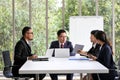 Business People Meeting Communication Discussion Working Office Royalty Free Stock Photo