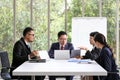 Business People Meeting Communication Discussion Working Office ,Meeting Corporate Success Brainstorming Teamwork Concept Royalty Free Stock Photo