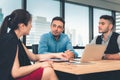 Business People are Meeting Discussing About Their Project and  Problem Solving in Conference Room, Professional Manager is Royalty Free Stock Photo