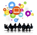 Business People in a Meeting Royalty Free Stock Photo