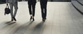 Business people Men Women Walk Colleague Royalty Free Stock Photo