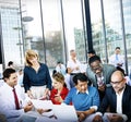 Business People Office Working Discussion Team Concept Royalty Free Stock Photo