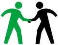 Business People parntership agreement Handshake