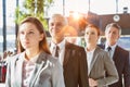 Business people queueing for check in airport