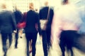 Business People Rush Hour Busy Walking Commuter Concept Royalty Free Stock Photo