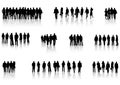 Business people and shadow Royalty Free Stock Photo