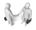 Business people shaking hands