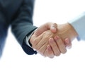 Business people shaking hands