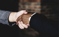 Business people shaking hands in a agreement Royalty Free Stock Photo