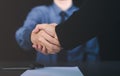 Business people shaking hands,agreement success concept,negotiating business together,corporate teamwork friendships,partnership