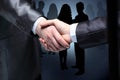 Business people shaking hands Royalty Free Stock Photo